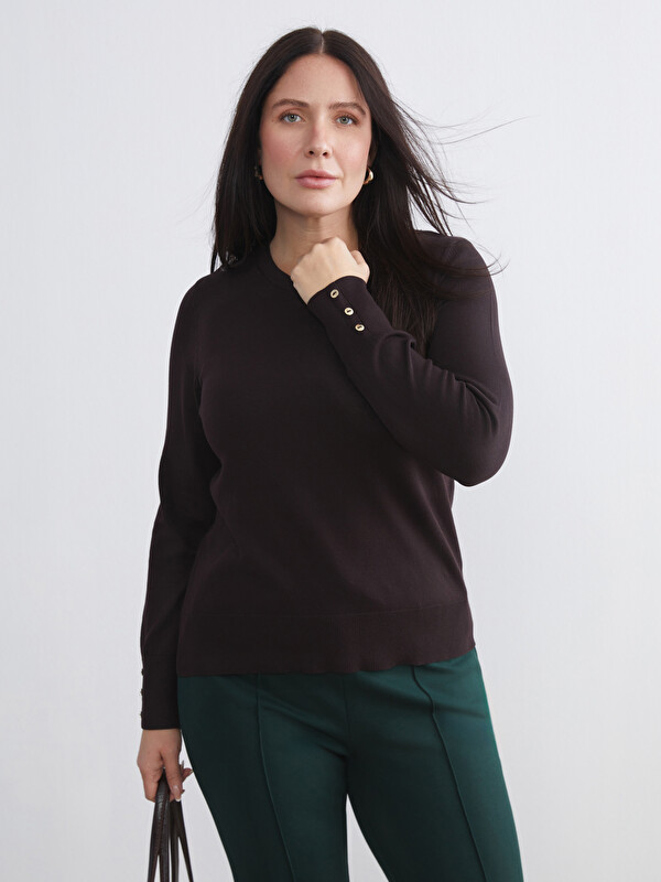 LCWAIKIKI Classic Crew Neck Women's Knitwear Sweater