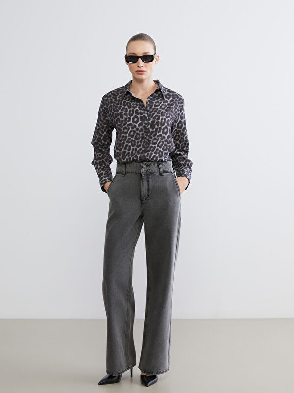 LCW Jeans Wideleg Kadın Jean Pantolon