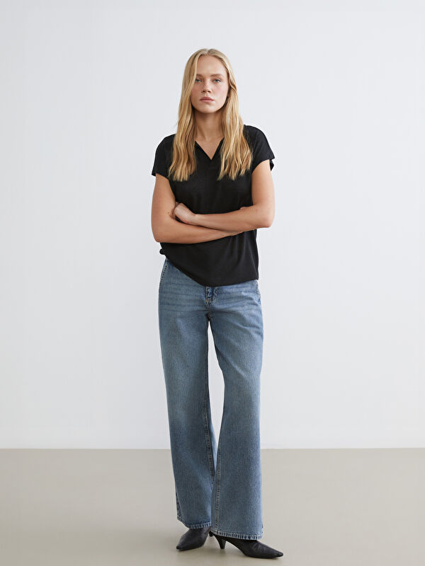 LCW Jeans Wideleg Kadın Jean Pantolon