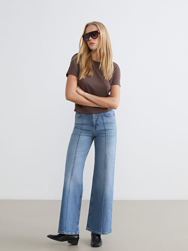 LCW Jeans Wideleg Kadın Jean Pantolon