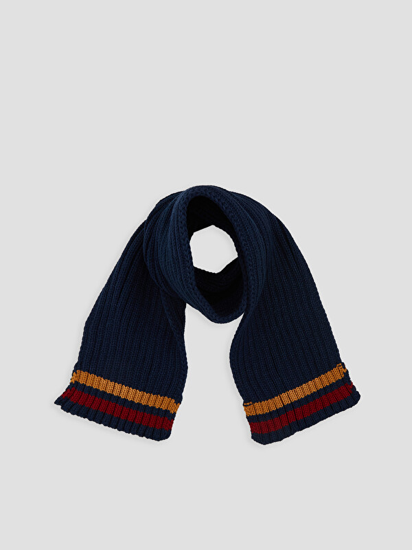 LCW ACCESSORIES Çizgili Erkek Çocuk Triko Atkı