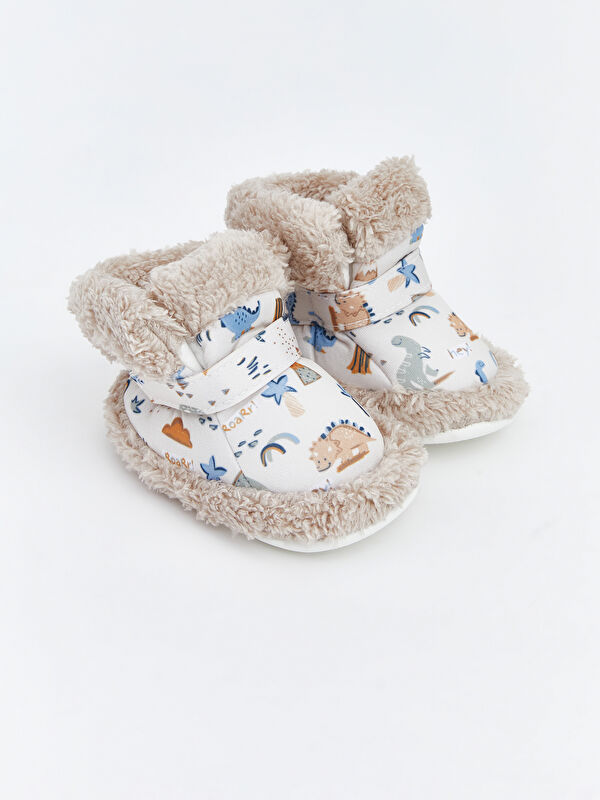 LCW STEPS Plush Baby Boys' Slippers