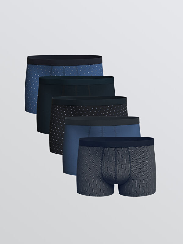 LC WAIKIKI Standart Kalıp Pamuklu Esnek Erkek Boxer 5'li