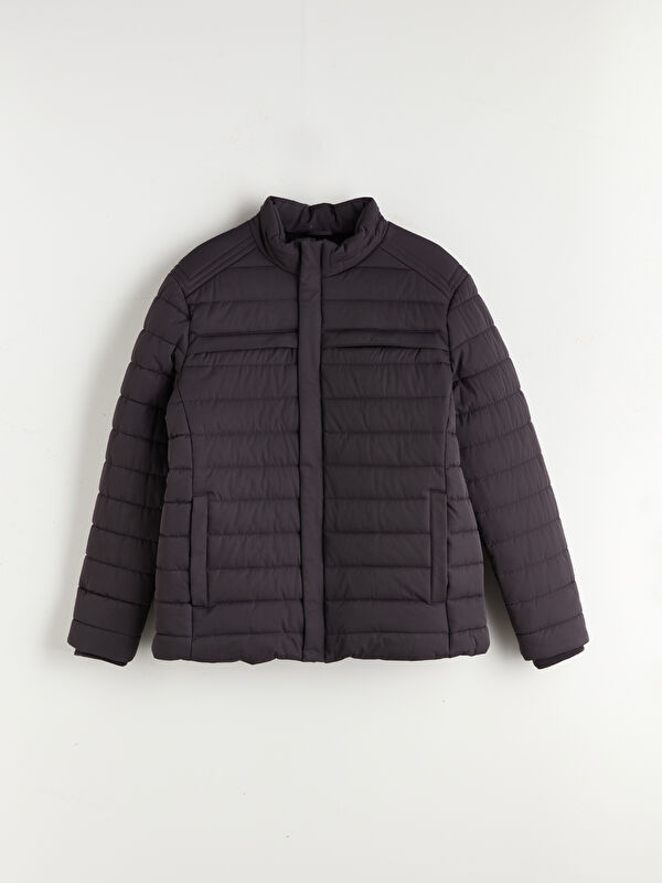 LCWAIKIKI Classic Standard Fit Funnel Neck Men's Puffer Coat