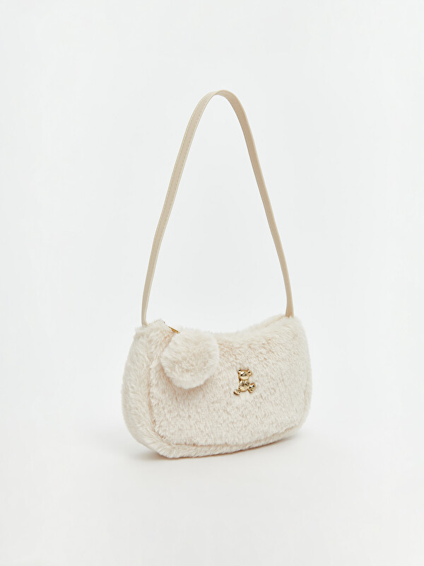 LCW ACCESSORIES Girl's Plush Shoulder  Bag 