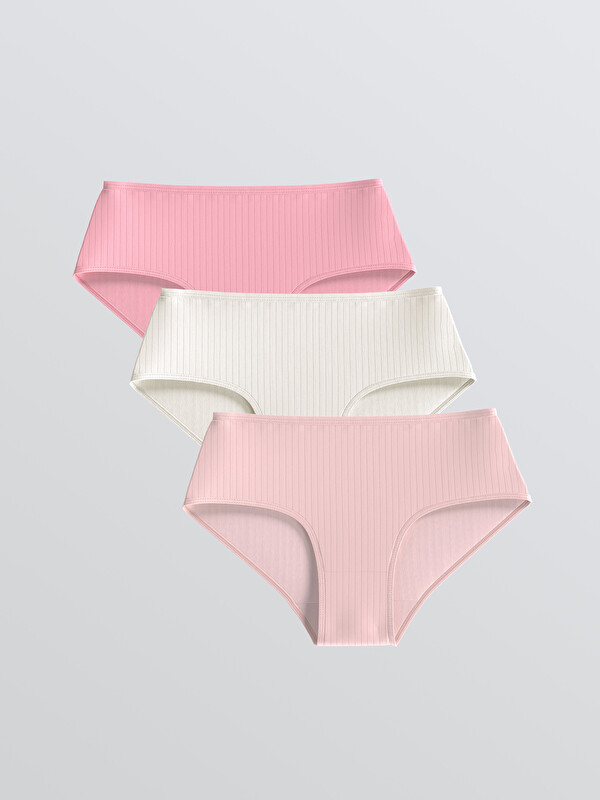 LCW Kids Basic Girls' Knickers 3-pack