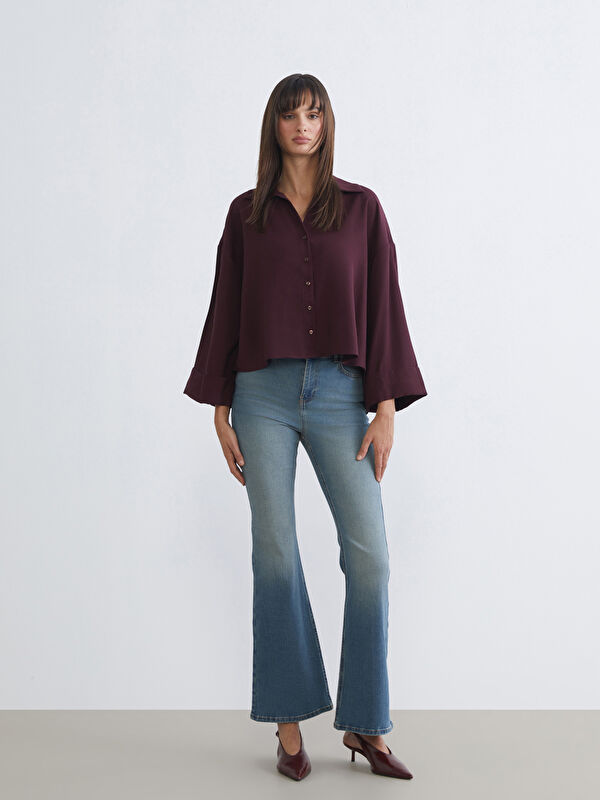 LCW Jeans Mars Flare Kadın Jean Pantolon