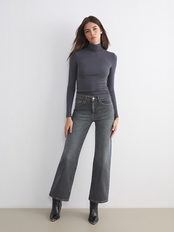 LCW Jeans Wideleg Kadın Jean Pantolon