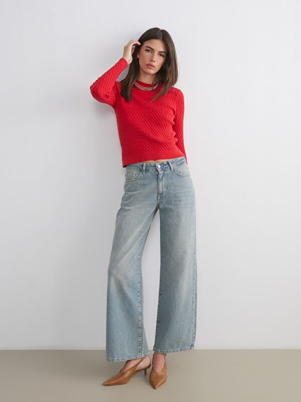 LCW Jeans Wideleg Kadın Jean Pantolon