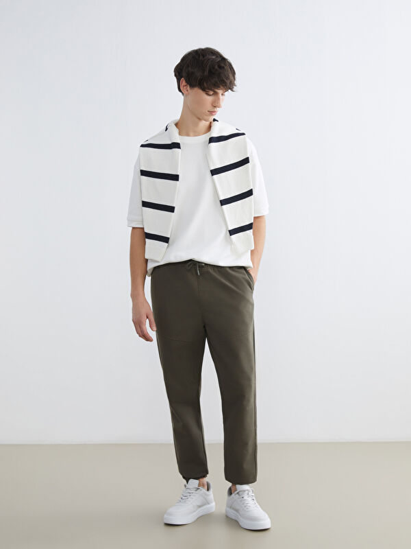 XSIDE Beli Lastikli Erkek Jogger Pantolon