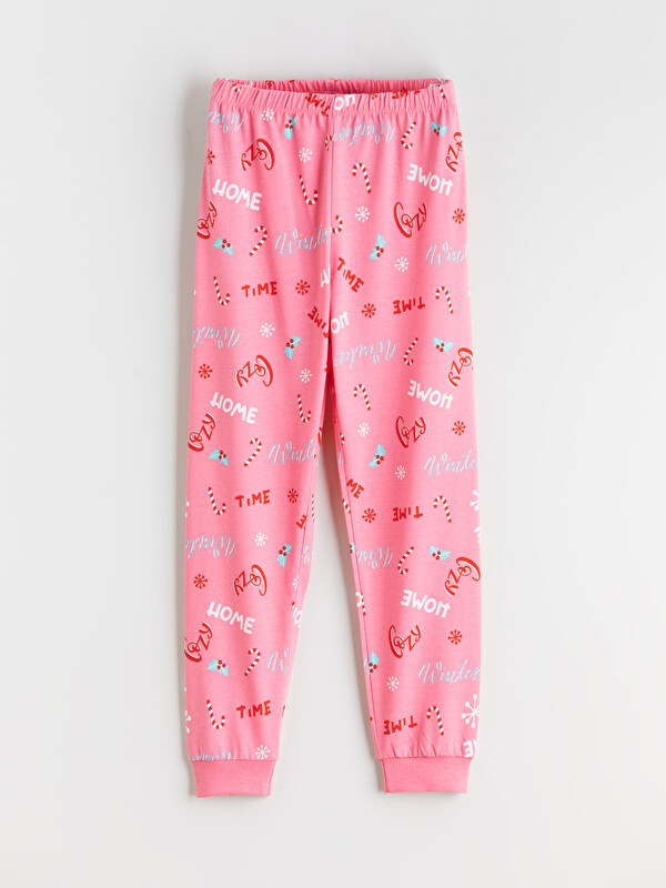 LCW Kids Beli Lastikli Kız Çocuk Pijama Alt