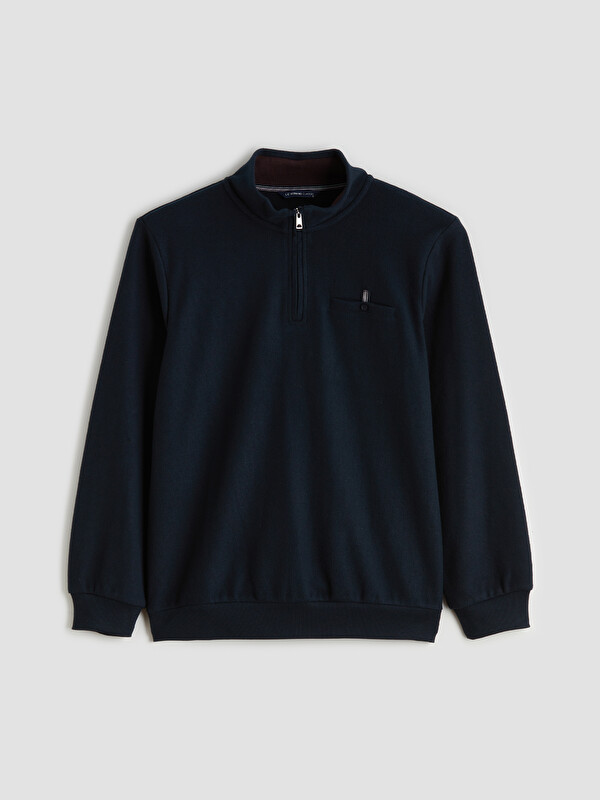LC WAIKIKI Fermuarlı Dik Yaka Erkek Sweatshirt - W5DP77Z8-DWP | LCW