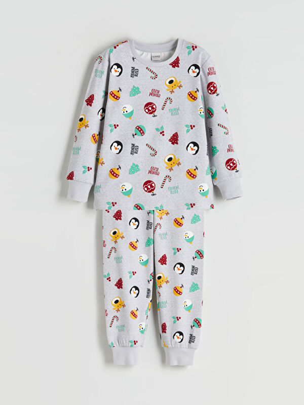 LCW Kids Baskılı Erkek Çocuk Pijama Takımı