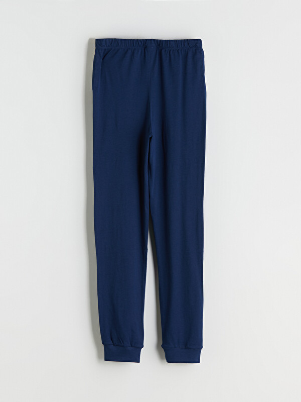 LCW Kids Lacivert Beli Lastikli Erkek Çocuk Pijama Alt 2'li