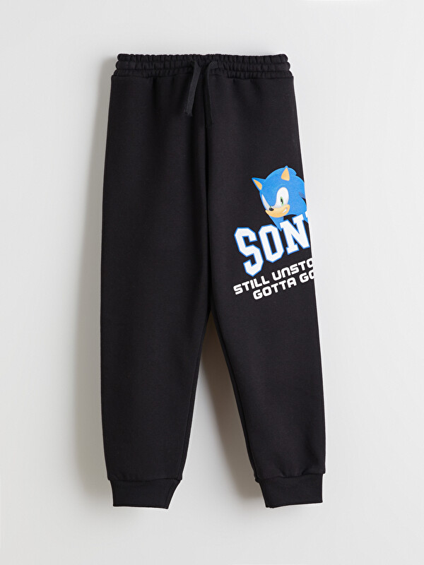 LCW Kids Sonic Baskılı Erkek Çocuk Jogger Eşofman Altı