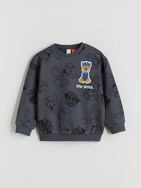 LCW Kids Paw Patrol Erkek Çocuk Kalın Sweatshirt
