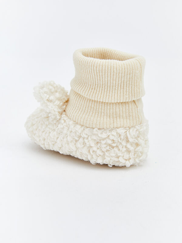 Hayvan Figürlü Kız Bebek Çoraplı Ev Ayakkabısı - Görsel 6