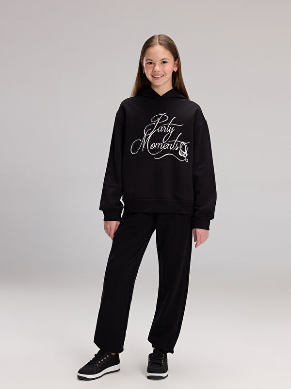 LCW Kids Beli Lastikli Kız Çocuk Jogger Eşofman Alt