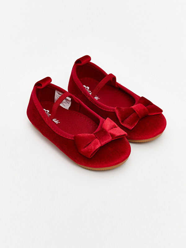 LCW STEPS Fiyonk Detaylı Kız Bebek Babet