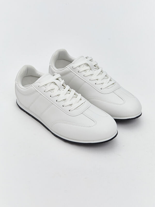 Deri Görünümlü Erkek Spor Ayakkabı - Görsel 2