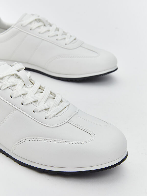 Deri Görünümlü Erkek Spor Ayakkabı - Görsel 4