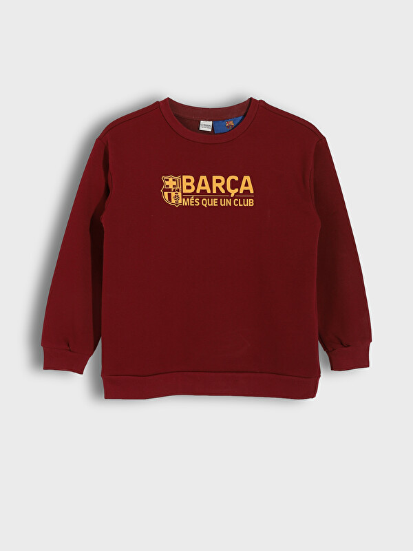 LCW Kids Barcelona Printed Boys' Sweatshirt