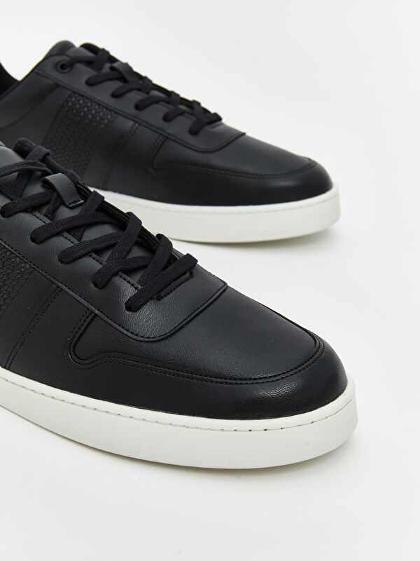 Deri Görünümlü Erkek Spor Ayakkabı - Görsel 4