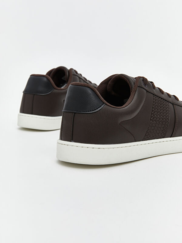 Deri Görünümlü Erkek Spor Ayakkabı - Görsel 6