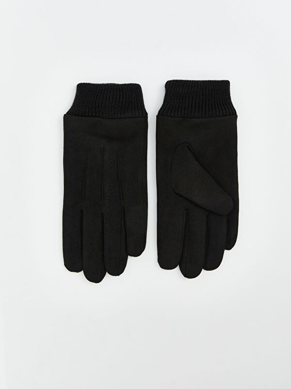 LCW ACCESSORIES Peluş Detaylı Erkek Eldiven