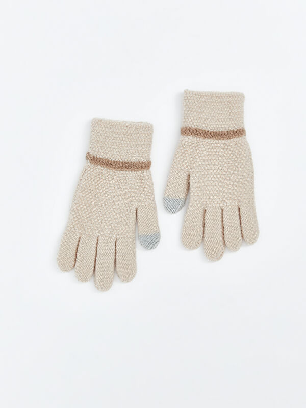 LCW ACCESSORIES Nakışlı Triko Kadın Eldiven