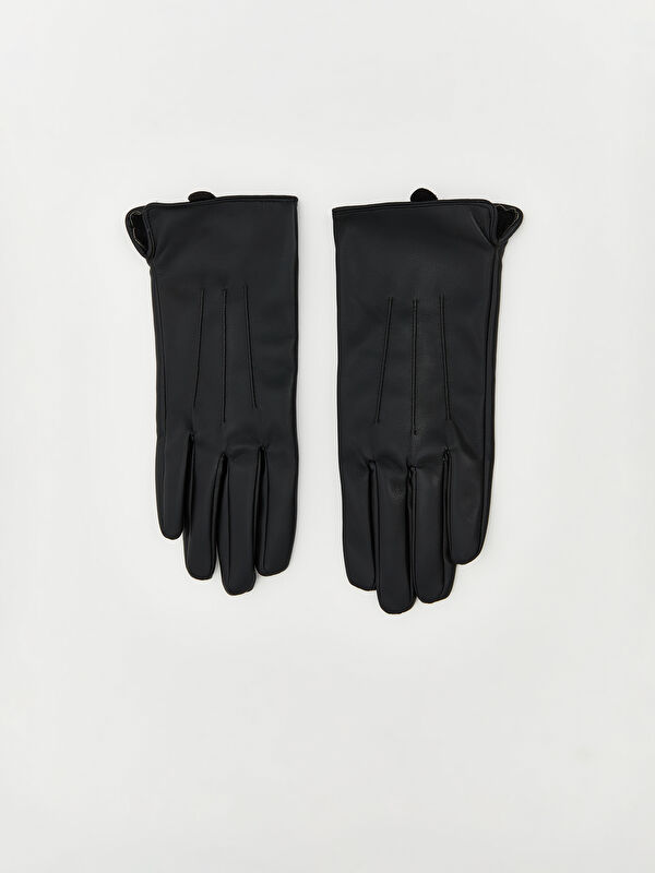 LCW ACCESSORIES Faux Leather Women's Gloves