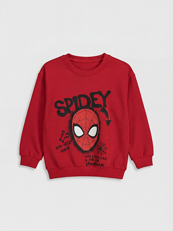 LCW Kids Boys' Sweatshirt with Spider-Man Print