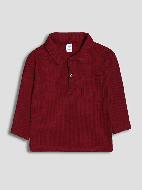 LCW baby Basic Polo Neck Boys' T-Shirt