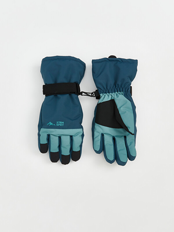 LCW ACCESSORIES Kilit Detaylı Erkek Çocuk Kar Eldiveni