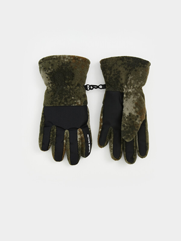 LCW ACCESSORIES Kürklü Erkek Çocuk Kar Eldiveni