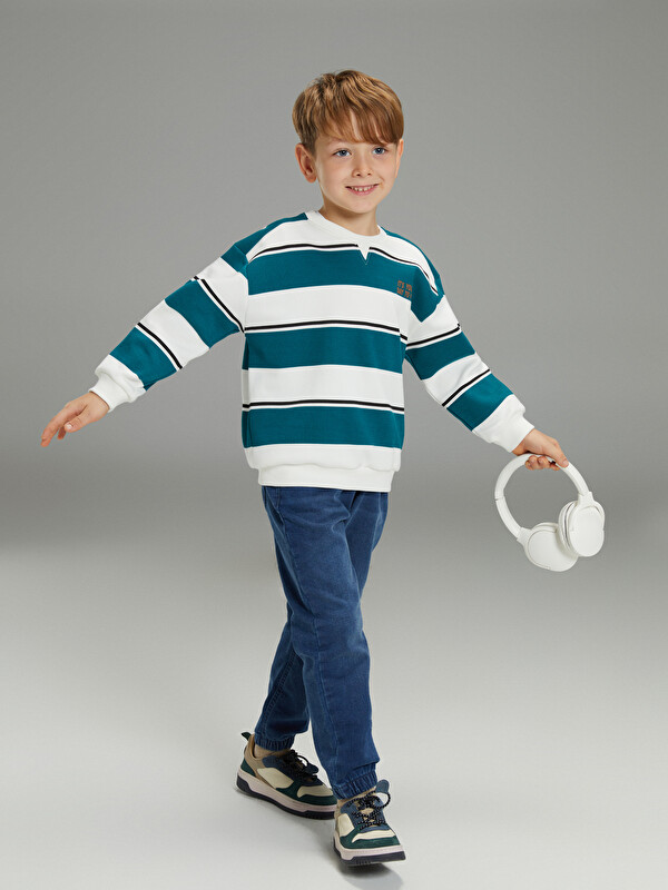 LCW Kids Beli Lastikli Erkek Çocuk Jogger Jean Pantolon