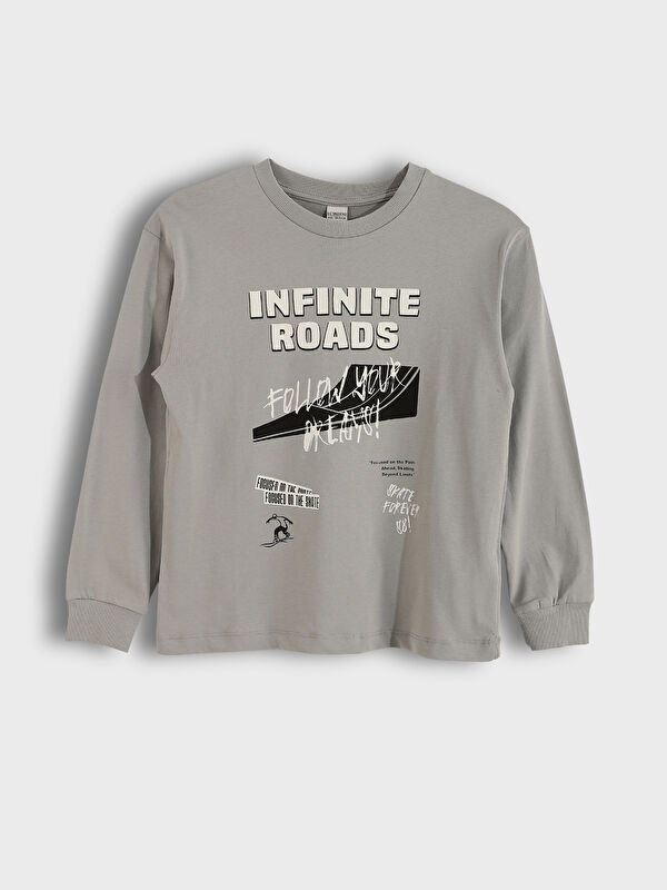LCW Kids T-shirt Imprimé pour Garçons à Col Rond