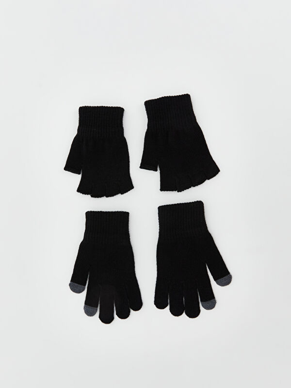 LCW ACCESSORIES Erkek Çocuk Eldiven 2'li
