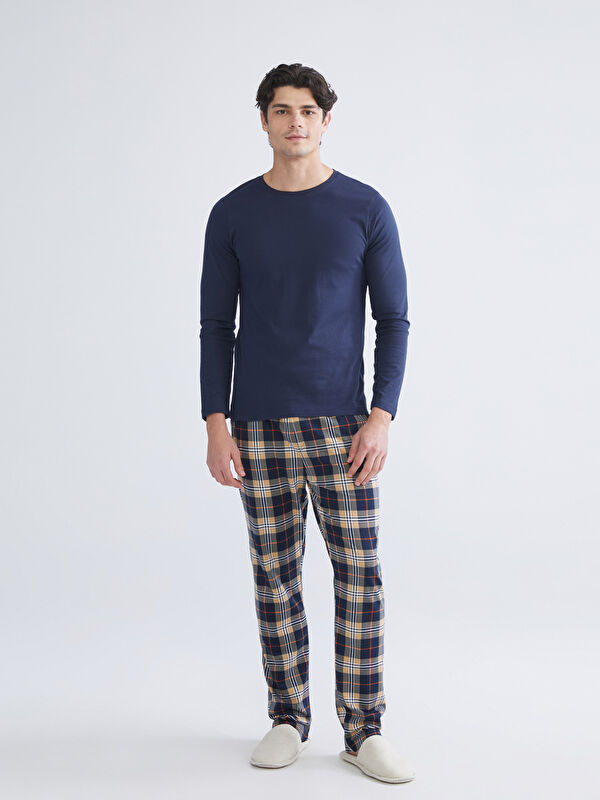 LC WAIKIKI Standart Kalıp Ekose Erkek Pijama Alt