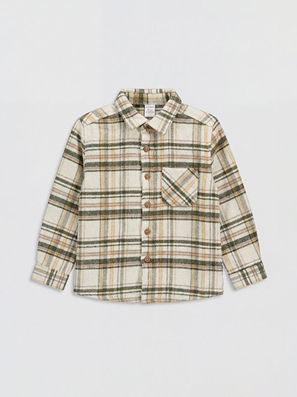 LCW baby Plaid Pattern Boys' Shirt