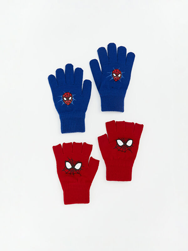 LCW ACCESSORIES Spider-Man Baskılı Erkek Çocuk Eldiven Seti 2'li
