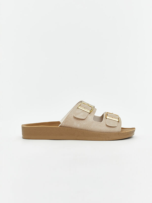 Süet Görünümlü Kadın Terlik - Görsel 3