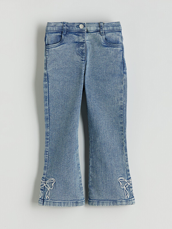 LCW Kids Embroidered Baby Girls' Jeans