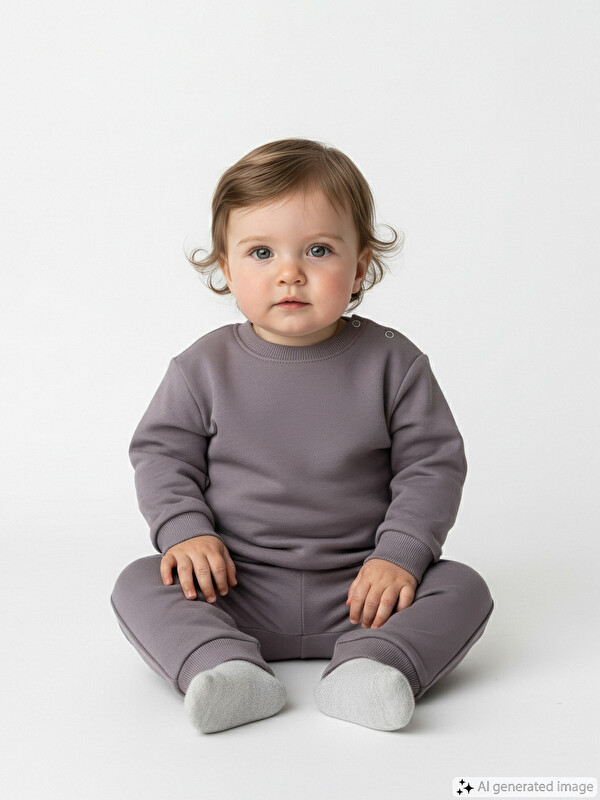 LCW baby Beli Lastikli Basic Erkek Bebek Jogger Eşofman Altı