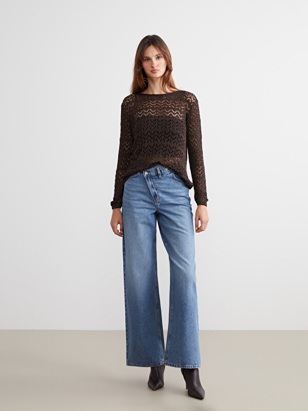 LCW Jeans جينز واسع الأرجل للسيدات