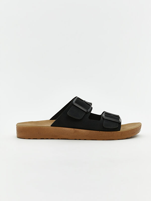 Çift Bantlı Erkek Terlik - Görsel 3