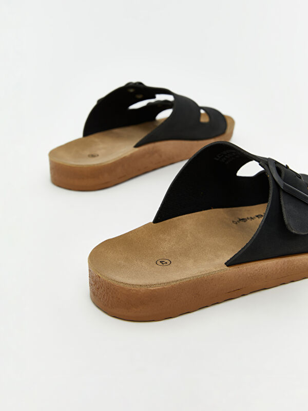 Çift Bantlı Erkek Terlik - Görsel 6