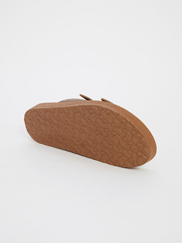 Çift Bantlı Erkek Terlik - Görsel 6