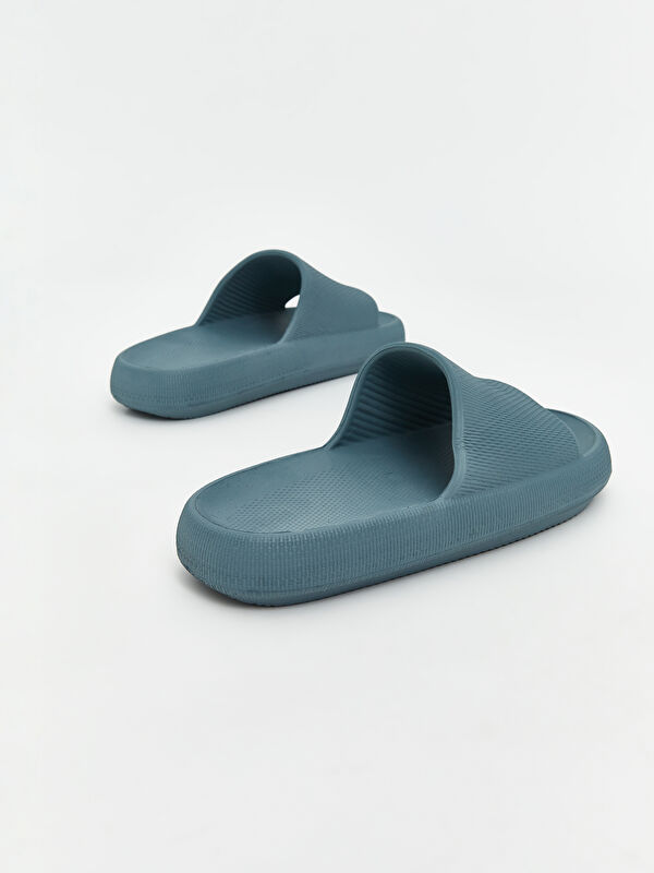 Deri Görünümlü Erkek Terlik - Görsel 6