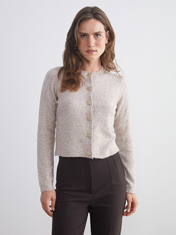 LCWAIKIKI Classic Crew Neck Women's Cardigan